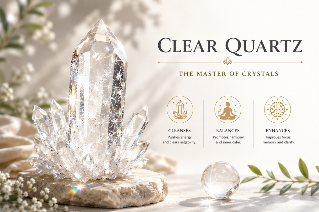 Healing Crystals — Clear Quartz (Chakras and the Five Elements)