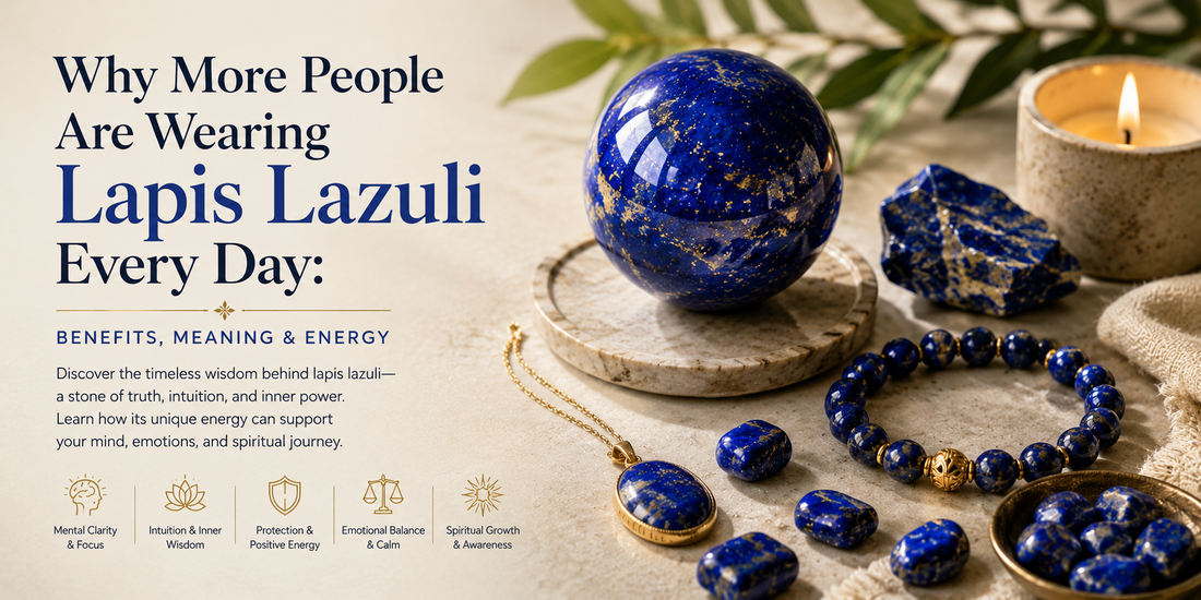 Why More People Are Wearing Lapis Lazuli Every Day: Benefits, Meaning & Energy