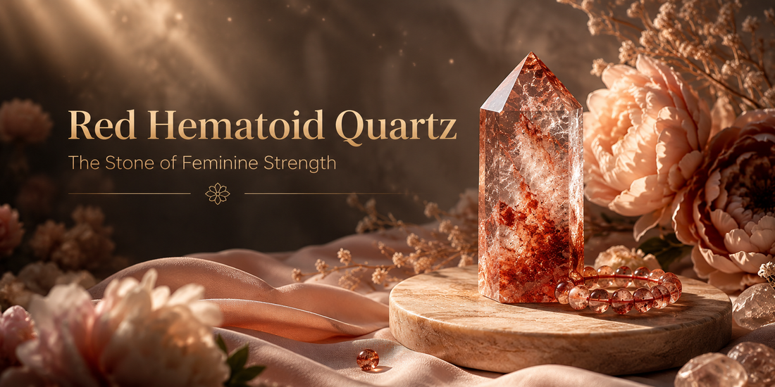 Red Hematoid Quartz – The Stone of Feminine Strength
