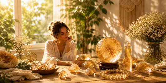 Golden Rutilated Quartz Meaning, Benefits & Healing Properties: The Crystal of Prosperity and Confidence