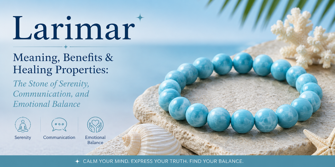 Larimar Meaning, Benefits &amp; Healing Properties: The Stone of Serenity, Communication, and Emotional Balance