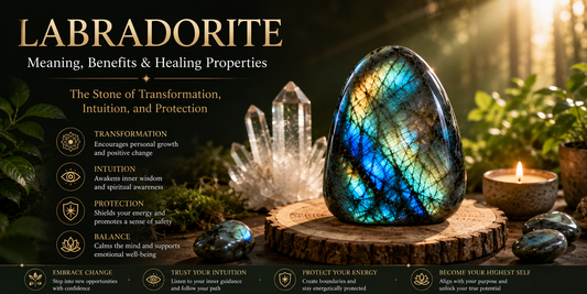 Labradorite Meaning, Benefits &amp; Healing Properties: The Stone of Transformation, Intuition, and Protection