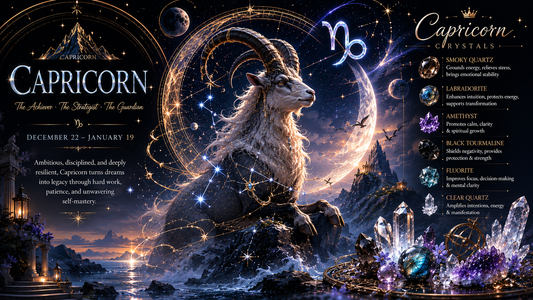 Why Capricorn Finds It So Hard to Put Themselves First: The Best Crystals for Stress Relief and Emotional Balance
