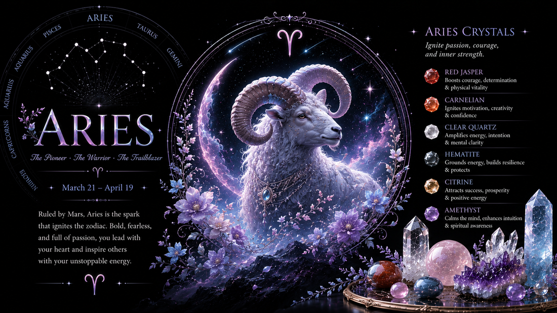 Always Pushing Forward? The Best Crystals for Aries Stress and Burnout Recovery