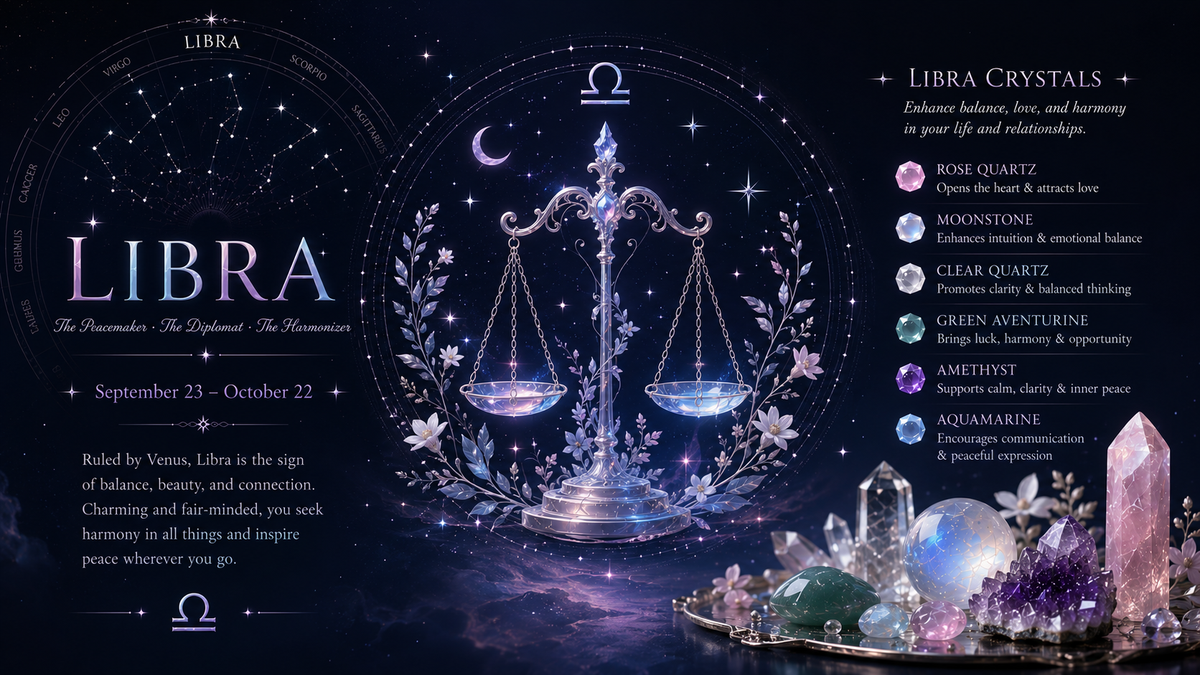 How to Choose the Perfect Libra Crystals for Your Zodiac Sign？Unlocking the Mystique of the Libra Crystals