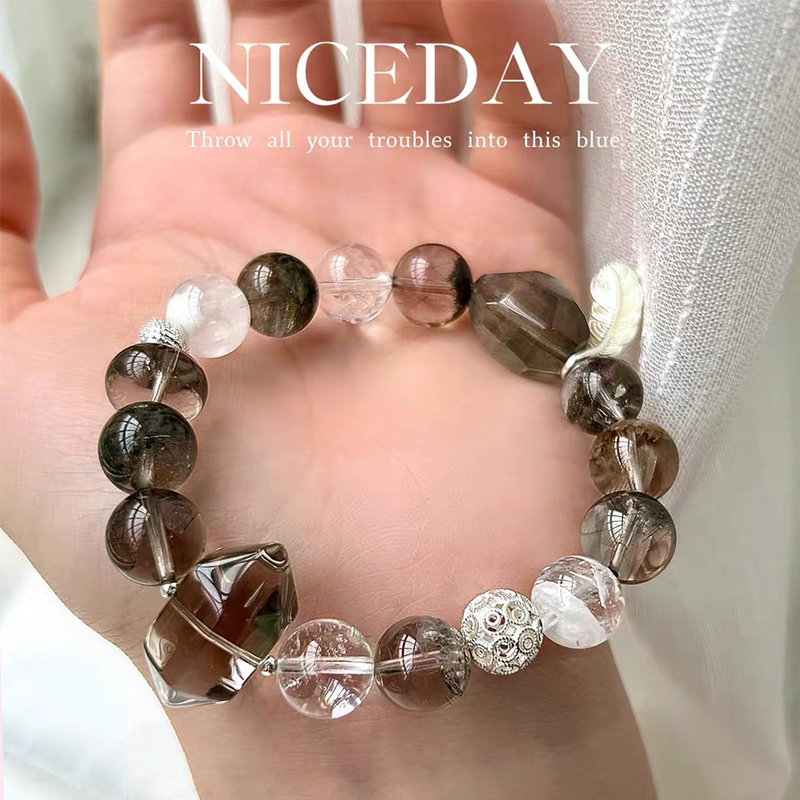Smoky Quartz Bracelet Designed for Clarity and Balance