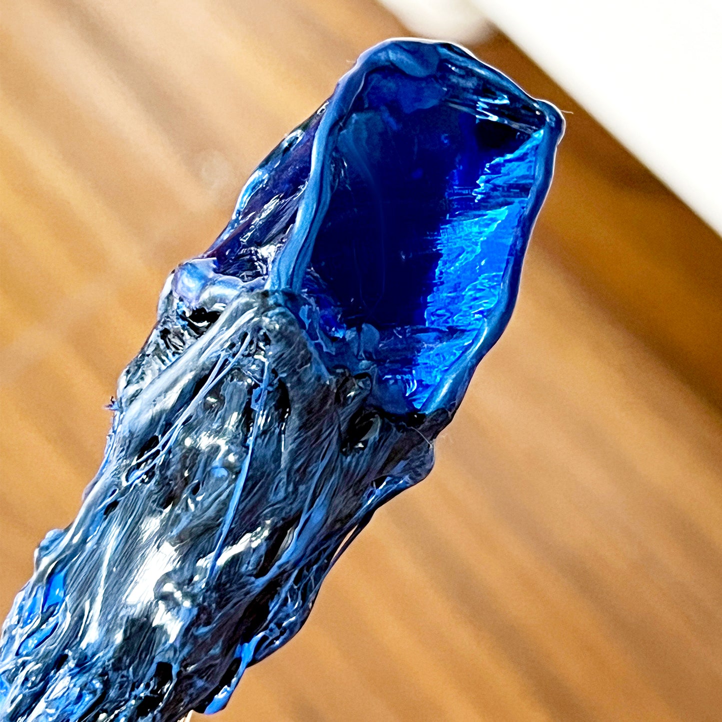 Wizard Wand-Cobalt Blue Glass Magic Wand