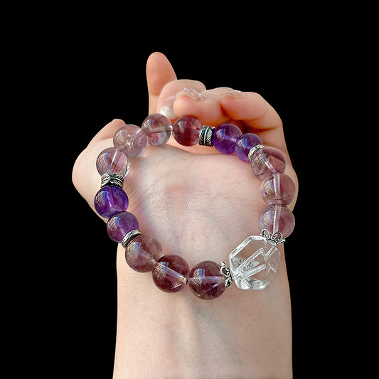 Amethyst Bracelet for Wisdom and Romance