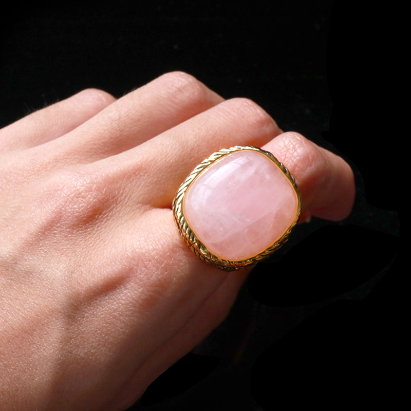 Rose Quartz Ring