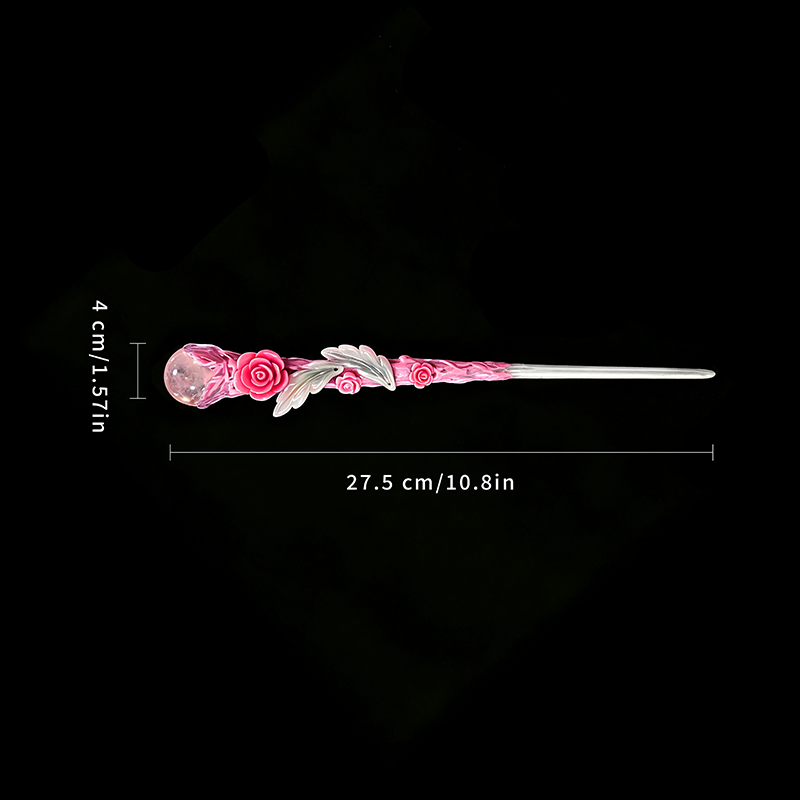 Rose Garden Rose Quartz Magic Wand