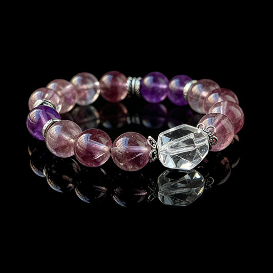 Amethyst Bracelet for Wisdom and Romance