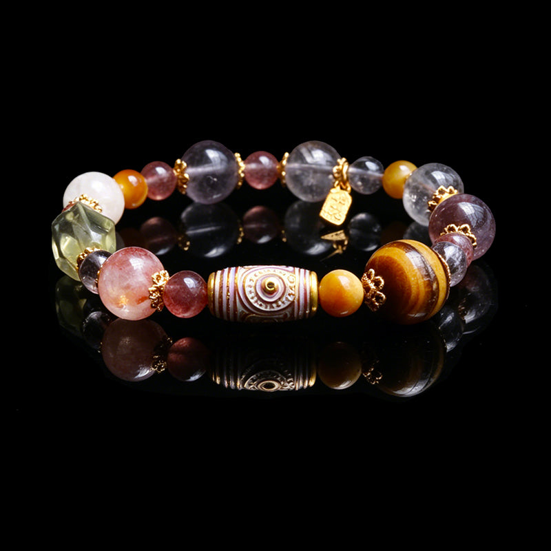Nine Purple Fire Bracelet – Wealth, Protection & Spiritual Energy