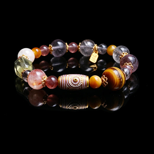 Nine Purple Fire Bracelet – Wealth, Protection & Spiritual Energy