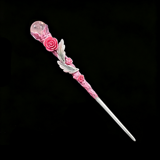 Rose Garden Rose Quartz Magic Wand