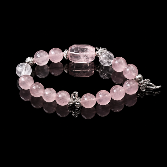 Rose Quartz Bracelet Inspired by Love, Grace & Everyday Beauty
