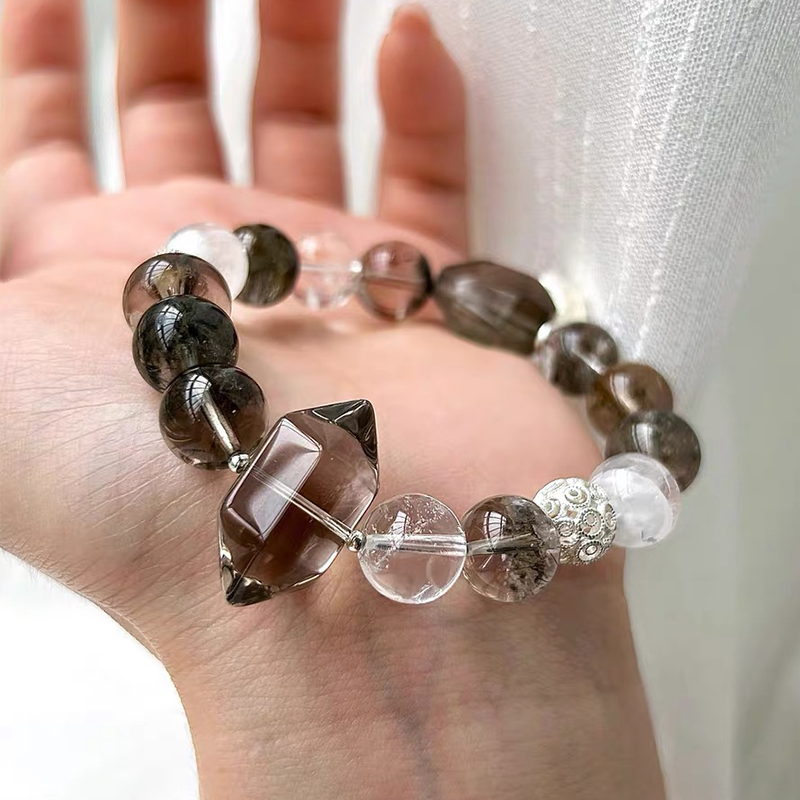 Smoky Quartz Bracelet Designed for Clarity and Balance